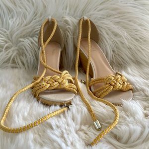 Ankle Wrap Espadrille wedges Sandals